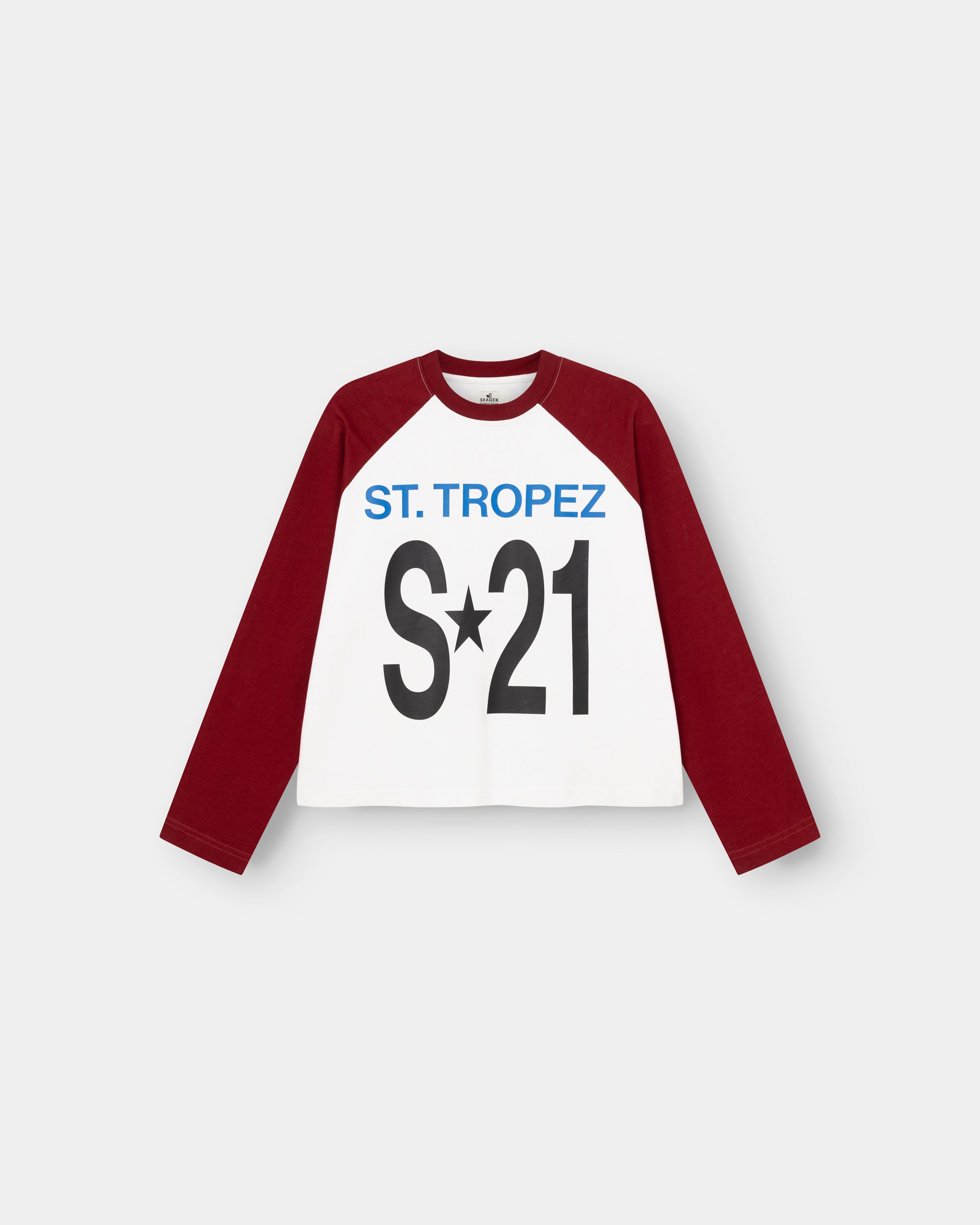 St. Tropez Raglan Longsleeve Bordeaux Dame